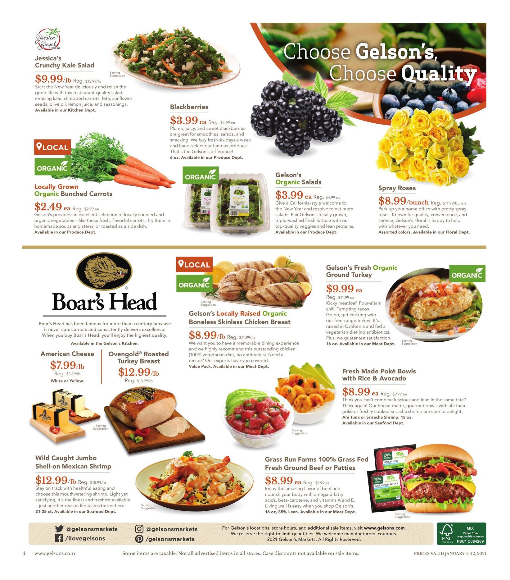 Gelson's Weekly Ad Flyer January 6 to January 12, 2021