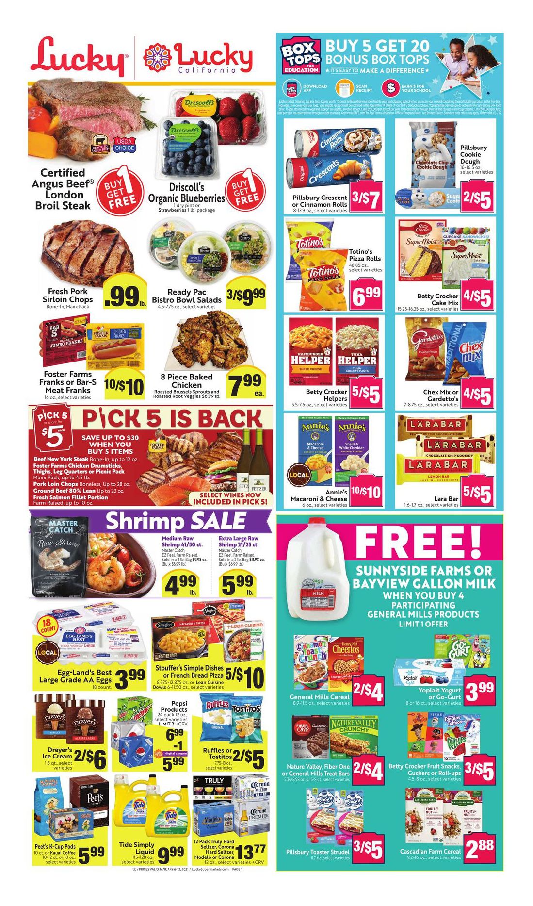 Lucky Weekly Ad Flyer January 6 to January 12, 2021