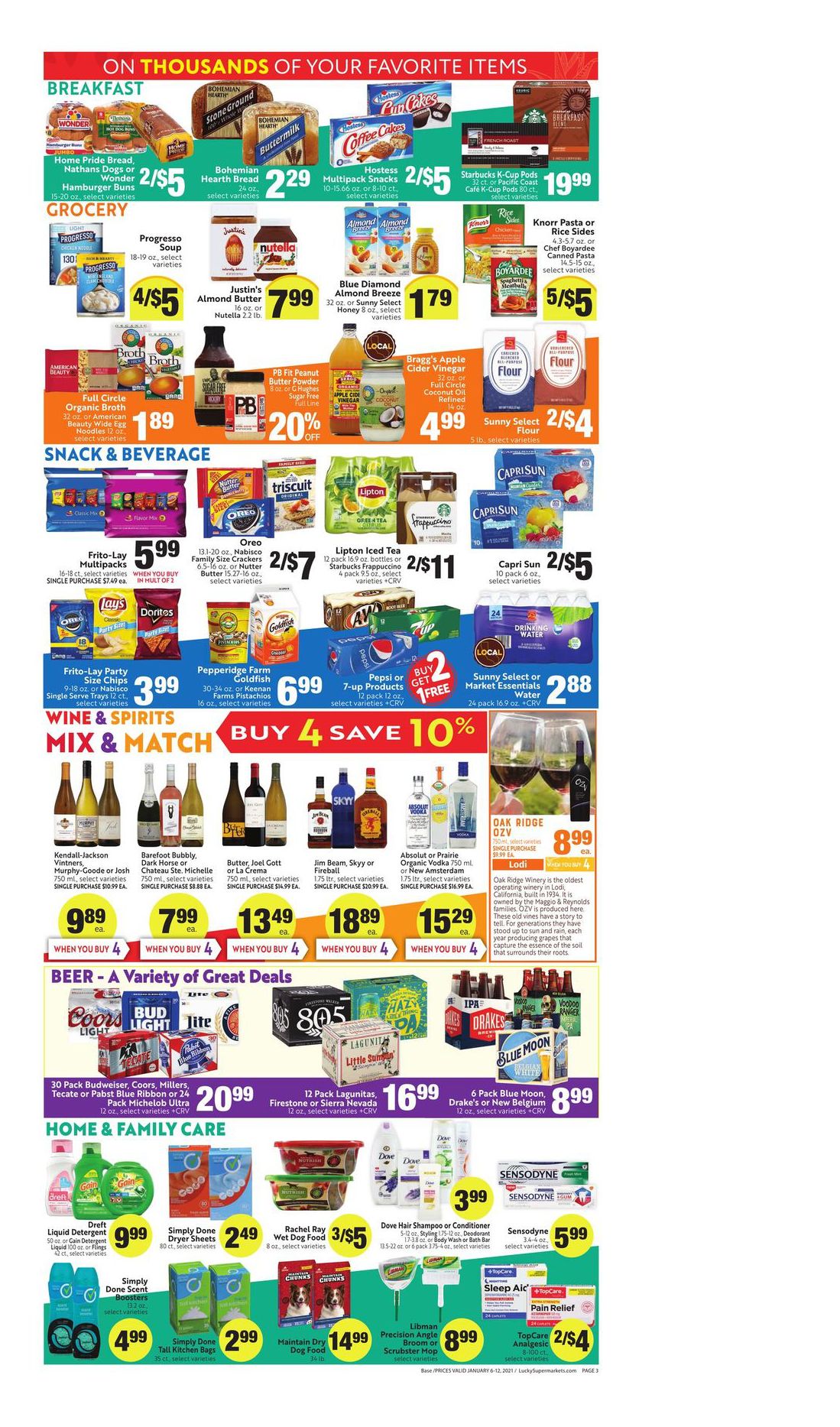 Lucky Weekly Ad Flyer January 6 to January 12, 2021