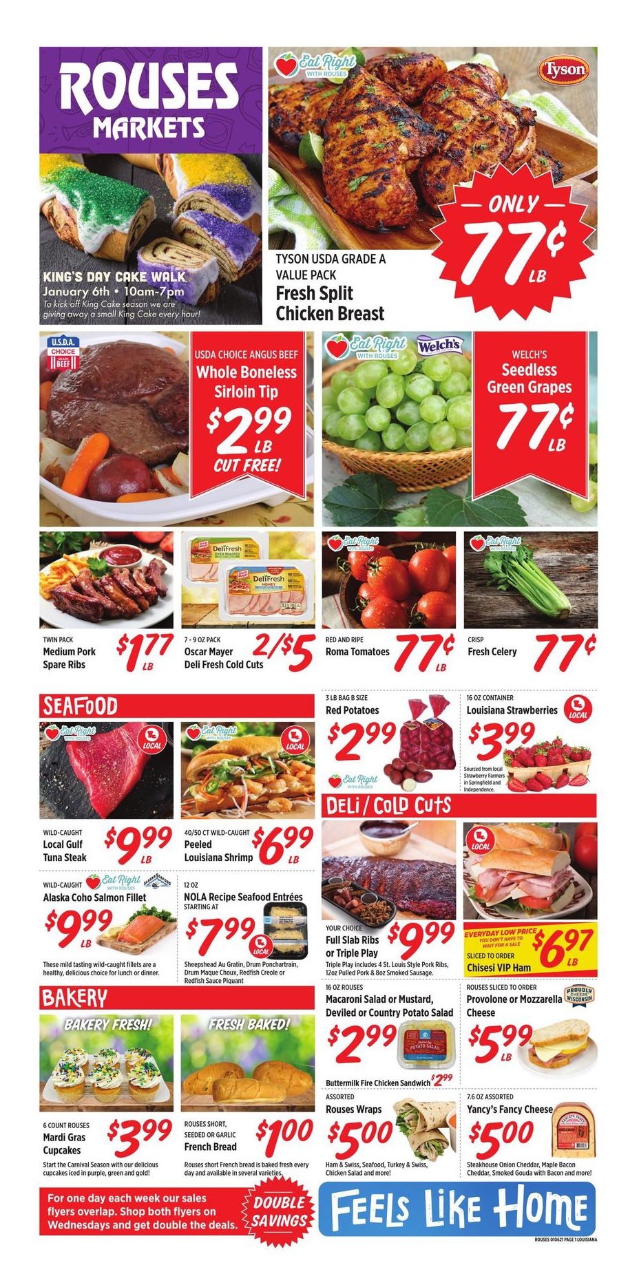 Rouses Markets Weekly Ad Flyer January 6 to January 13, 2021