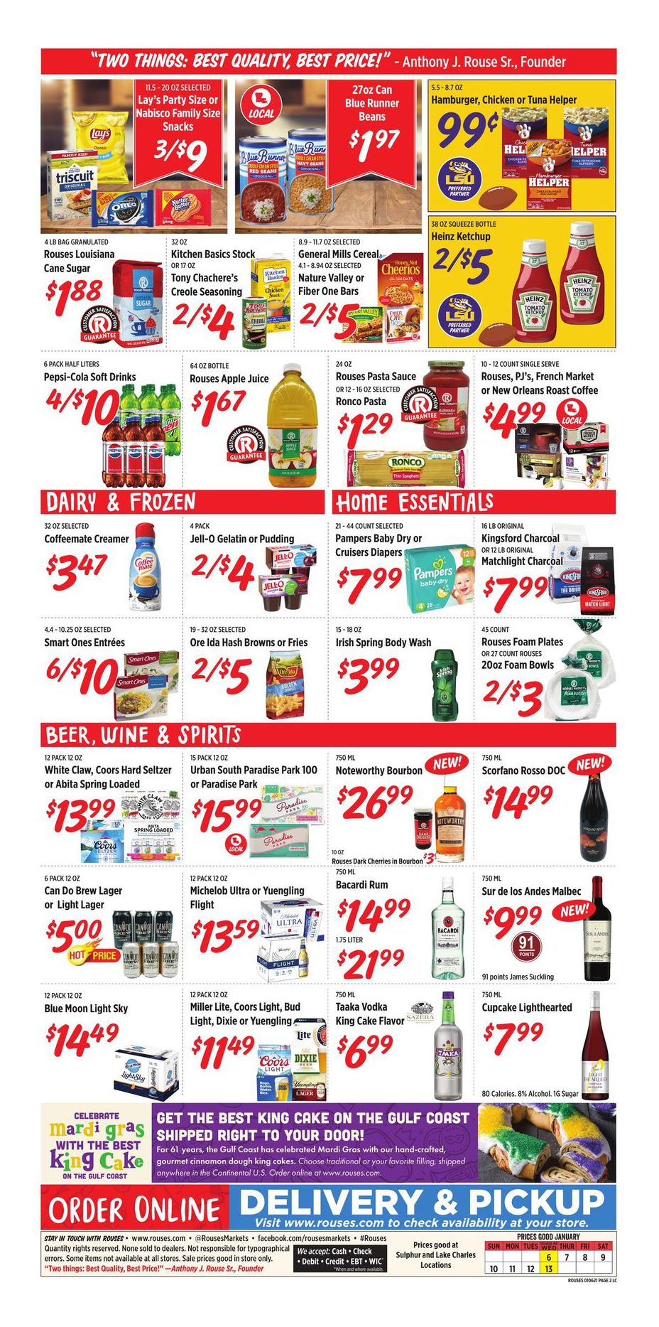 Rouses Markets Weekly Ad Flyer January 6 to January 13, 2021