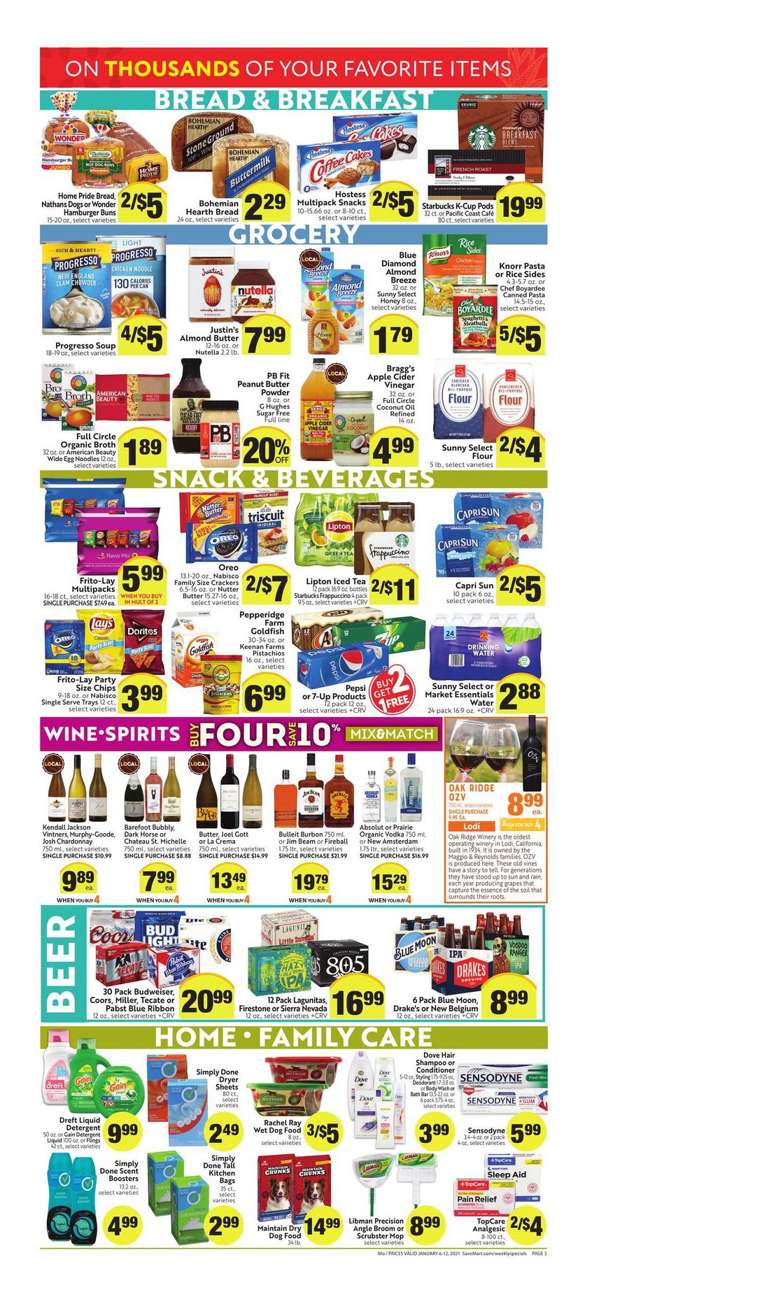Save Mart Weekly Ad Flyer January 6 to January 13, 2021