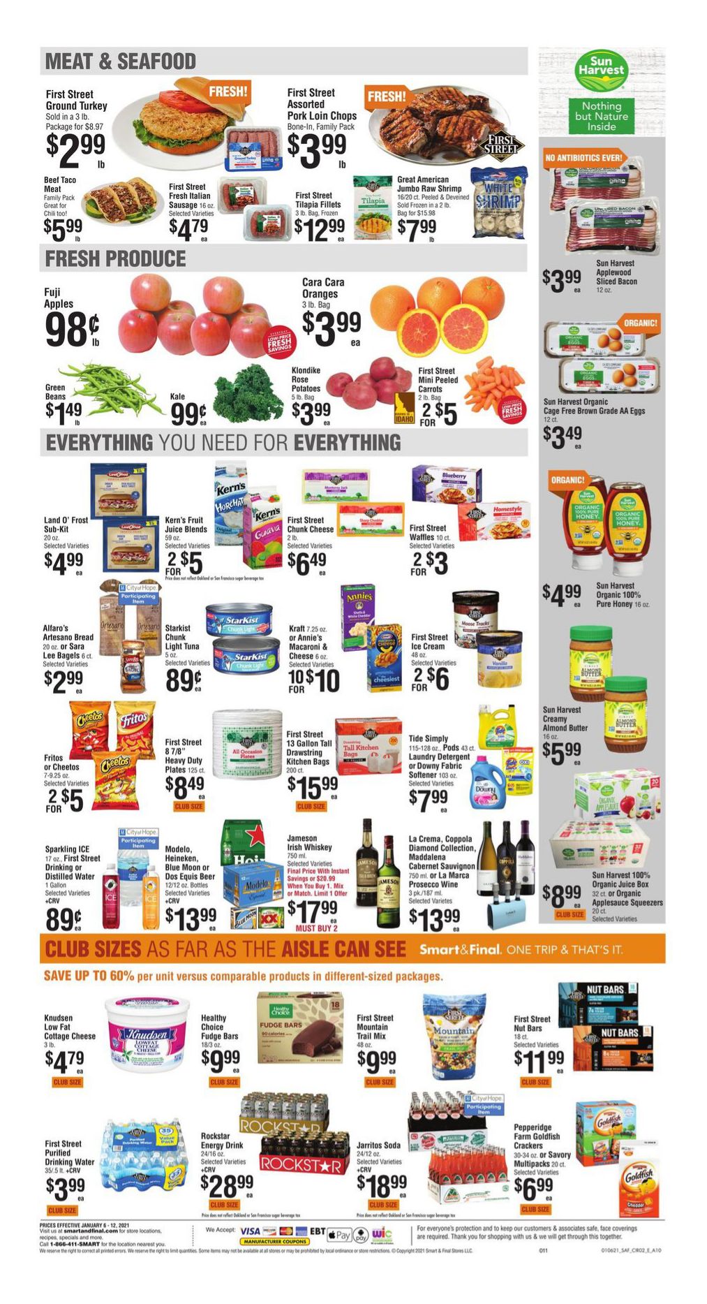 Smart & Final Weekly Ad Flyer January 6 to January 12, 2021