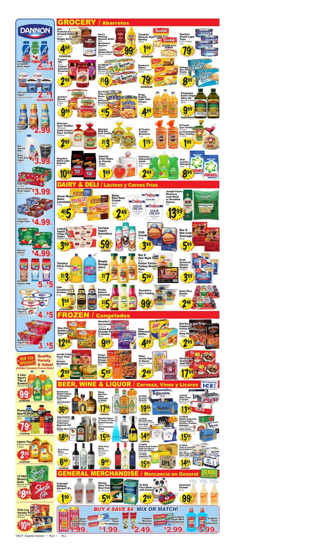 Superior Grocers Weekly Ad Flyer January 6 to January 12, 2021
