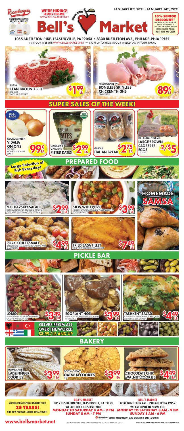 Bell's Market Weekly Ad Flyer January 8 to January 14, 2021
