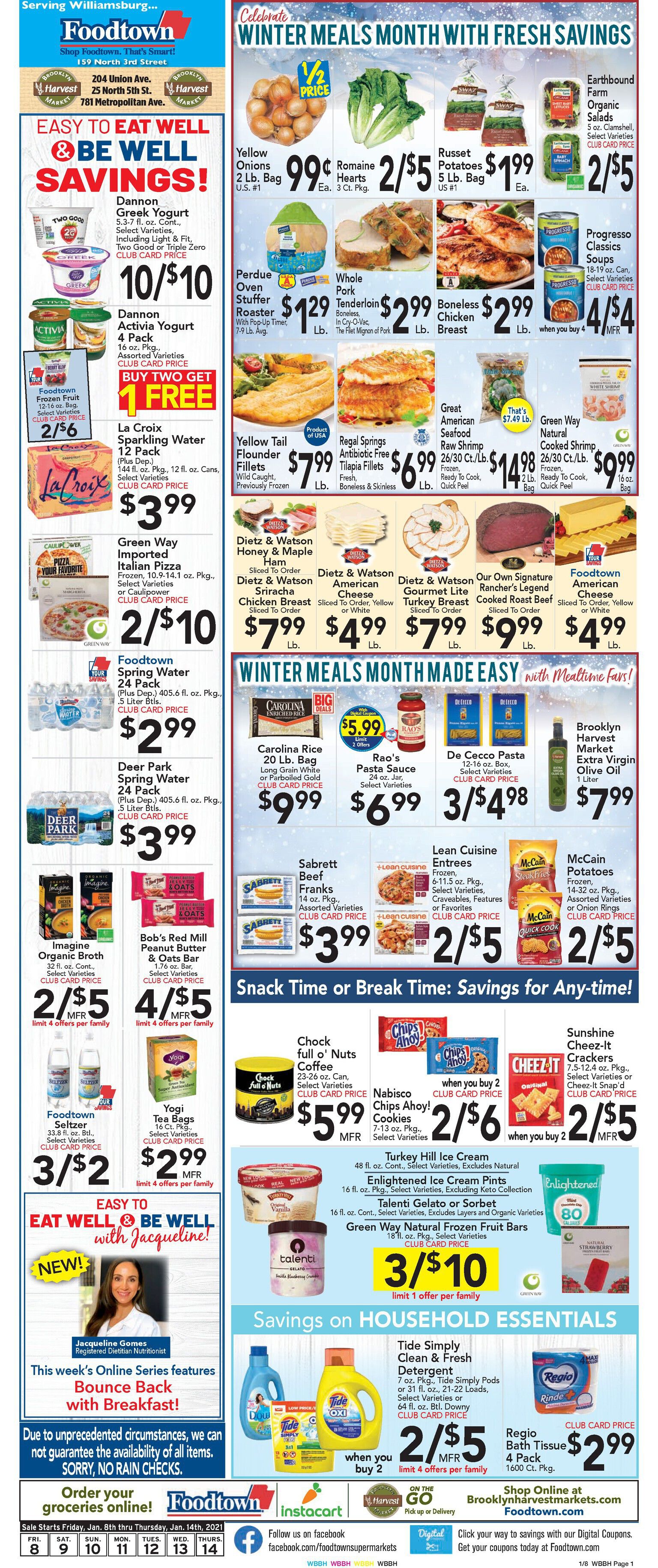 Brooklyn Harvest Market Weekly Ad Flyer January 8 to January 14, 2021