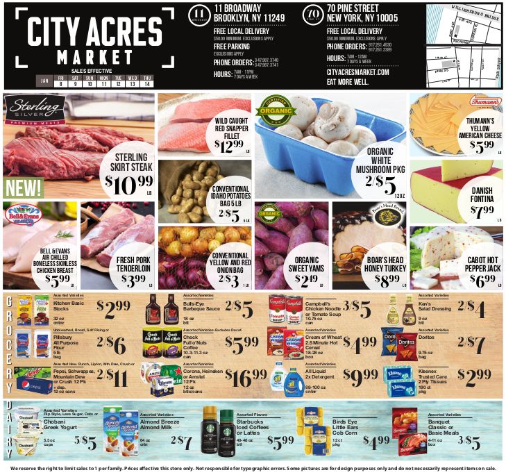 City Acres Market Weekly Ad Flyer January 8 to January 14, 2021