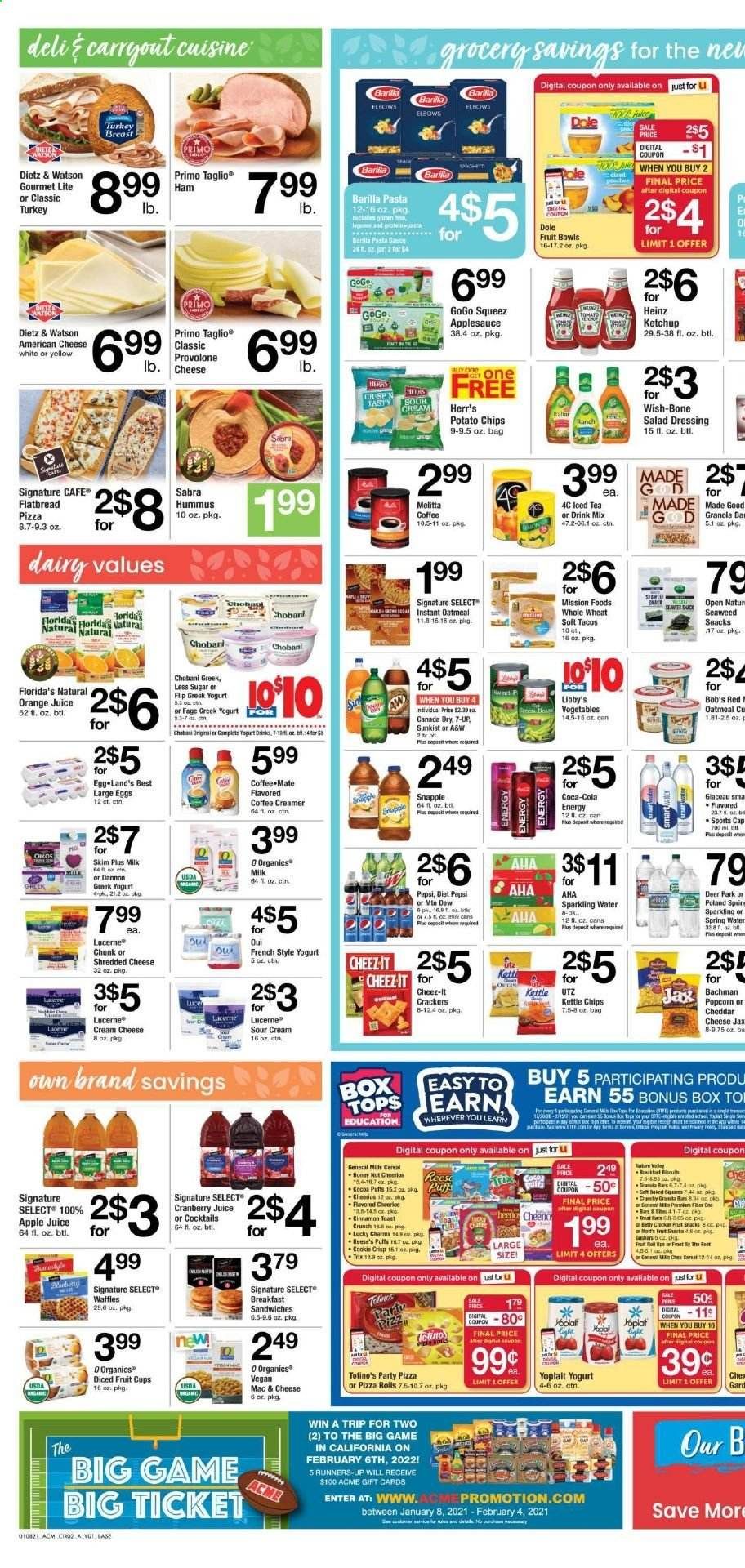 ACME Weekly Ad Flyer January 8 to January 14