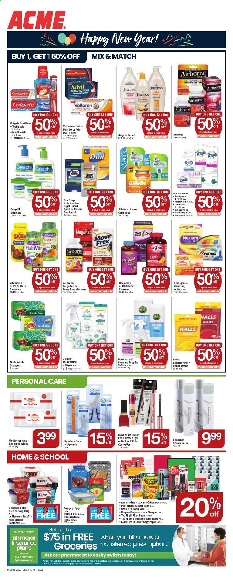 ACME Weekly Ad Flyer January 8 to January 14