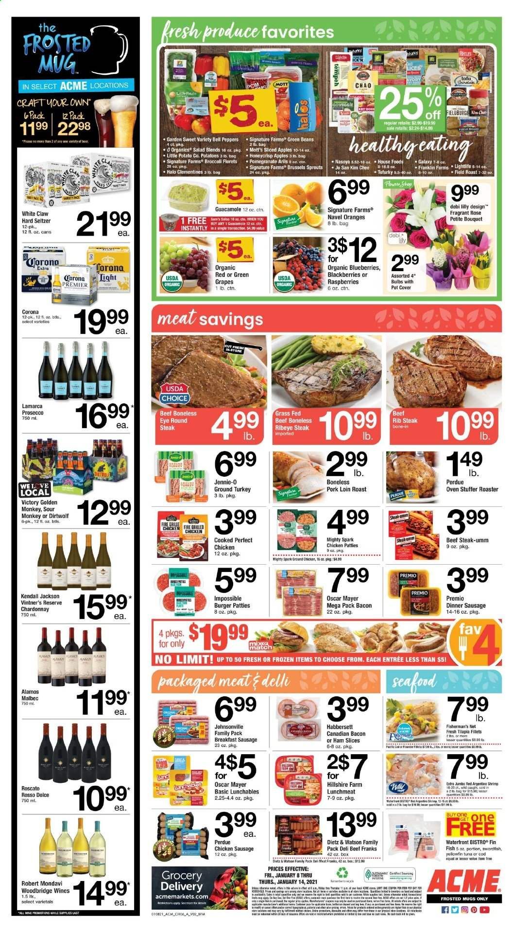 ACME Weekly Ad Flyer January 8 to January 14
