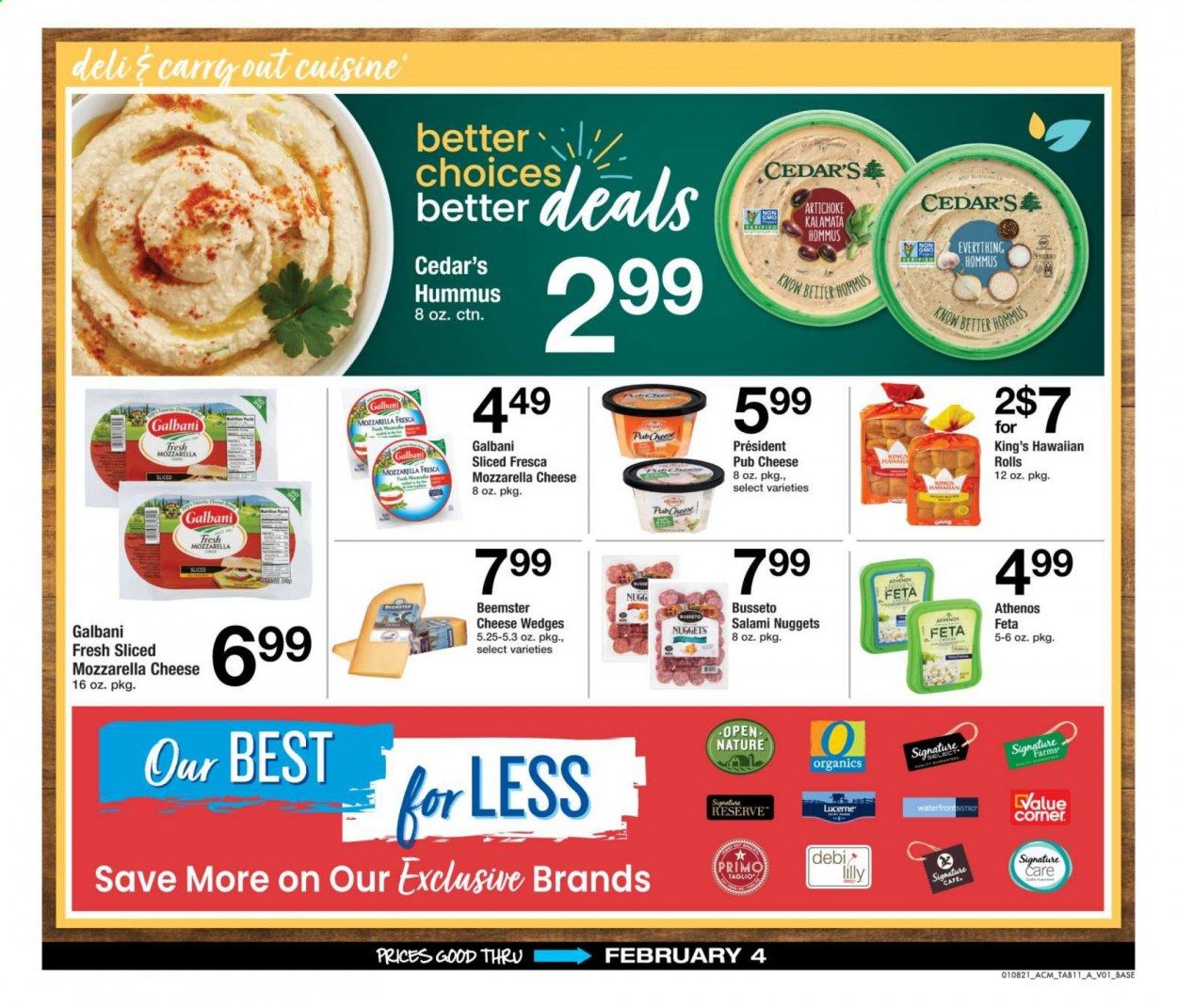 ACME Weekly Ad Flyer January 8 to February 4