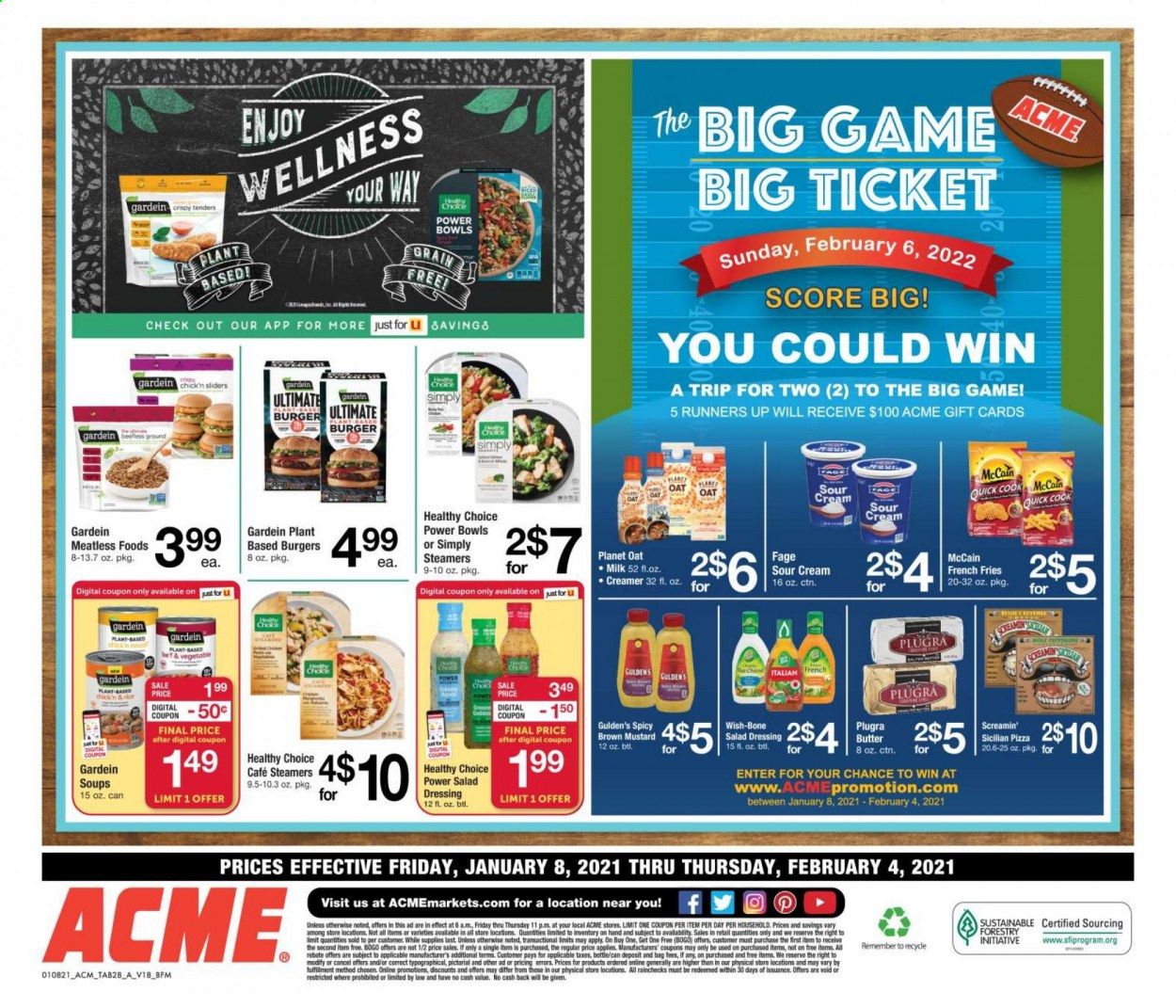 ACME Weekly Ad Flyer January 8 to February 4