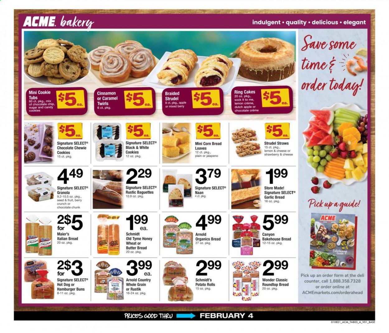 ACME Weekly Ad Flyer January 8 to February 4
