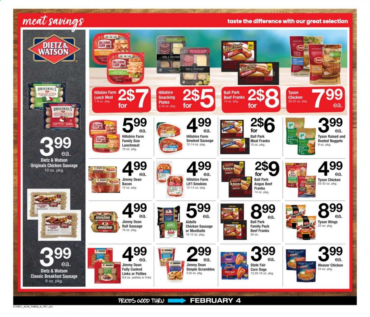 ACME Weekly Ad Flyer January 8 to February 4