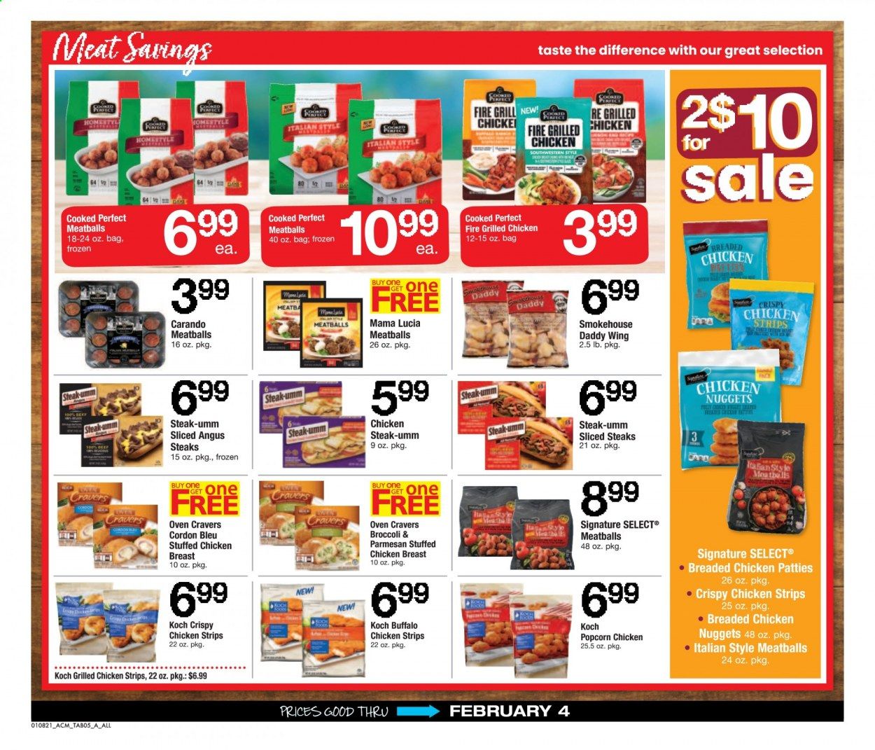 ACME Weekly Ad Flyer January 8 to February 4