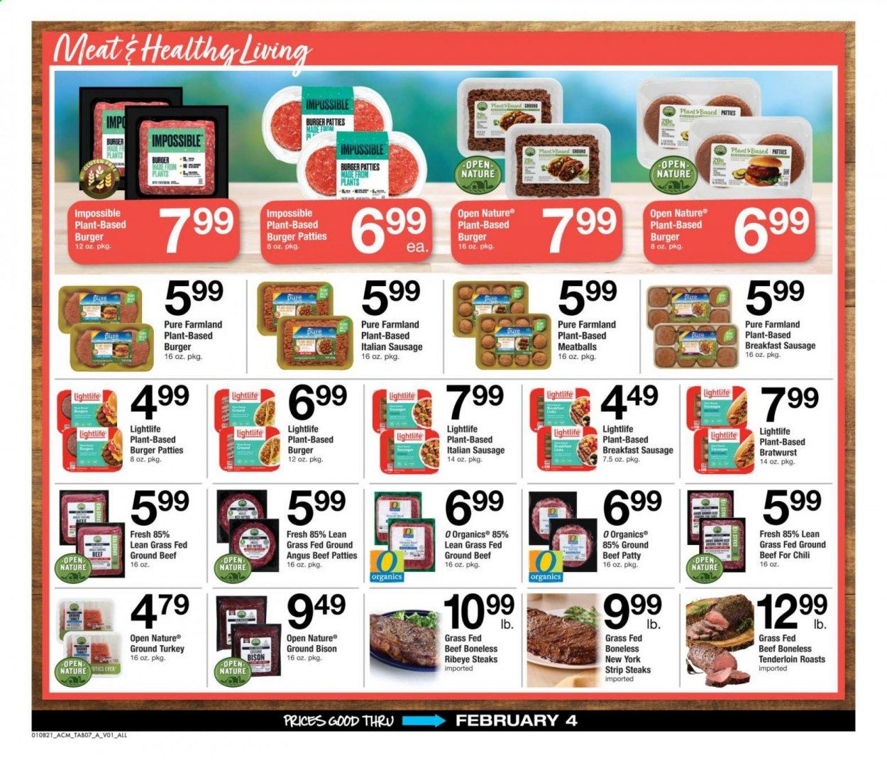 ACME Weekly Ad Flyer January 8 to February 4