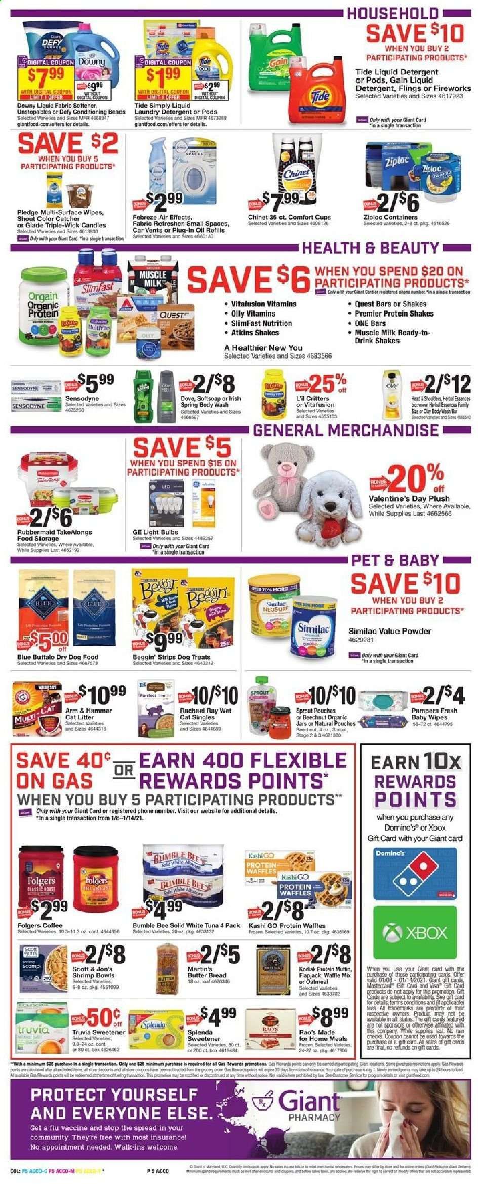 Giant Food Weekly Ad Flyer January 8 to January 14