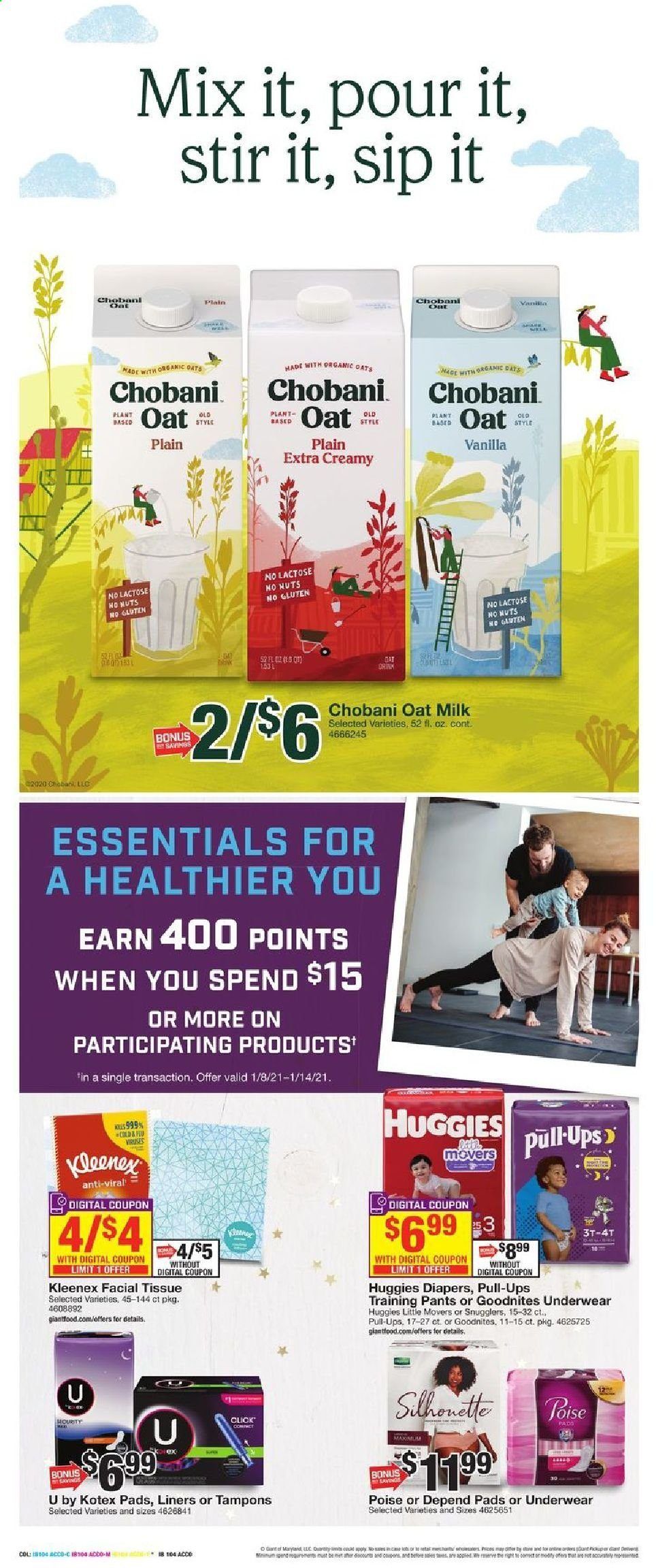 Giant Food Weekly Ad Flyer January 8 to January 14