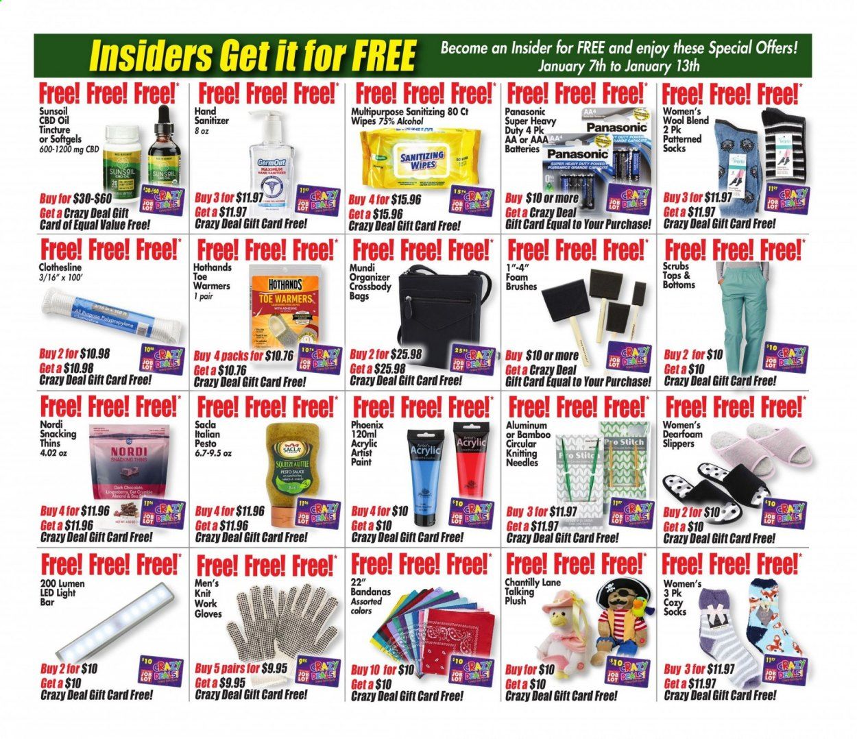 Ocean State Job Lot Weekly Ad Flyer January 7 to January 13
