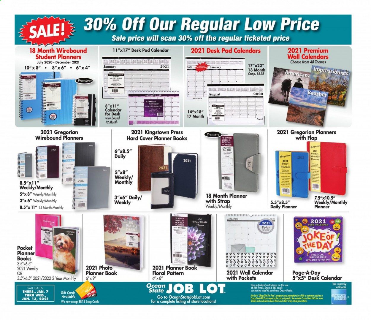 Ocean State Job Lot Weekly Ad Flyer January 7 to January 13