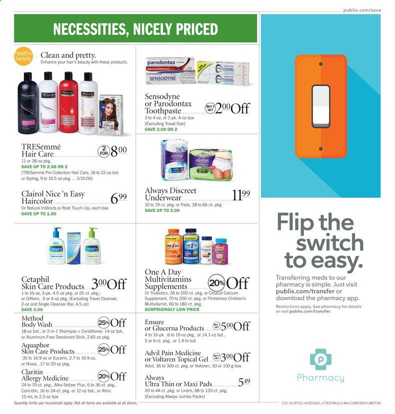 Publix (AL, FL, GA, NC, SC, TN) Weekly Ad Flyer January 7 to January 13