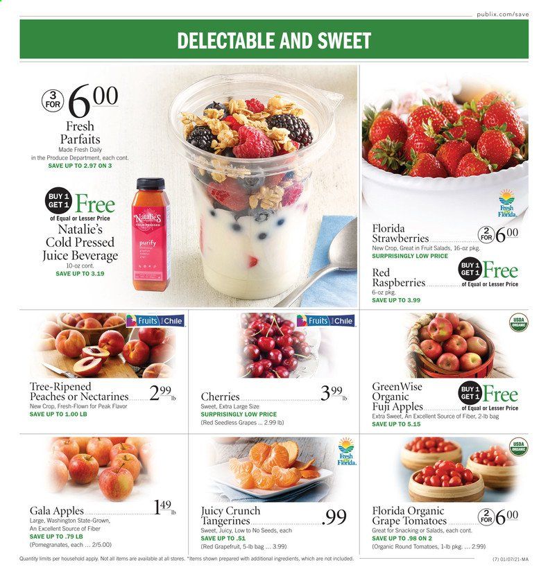 Publix (AL, FL, GA, NC, SC, TN) Weekly Ad Flyer January 7 to January 13