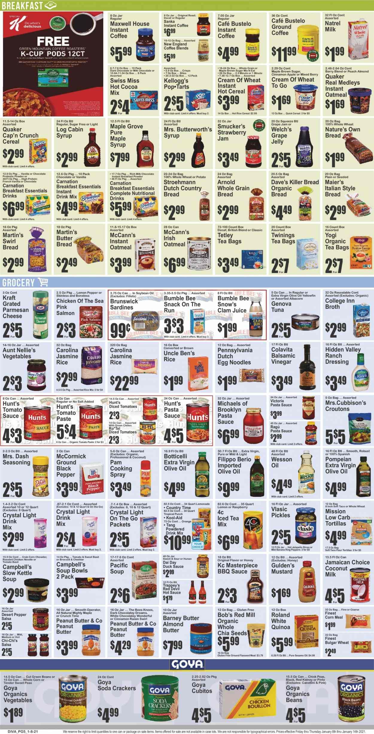 Key Food (NJ, NY) Weekly Ad Flyer January 8 to January 14