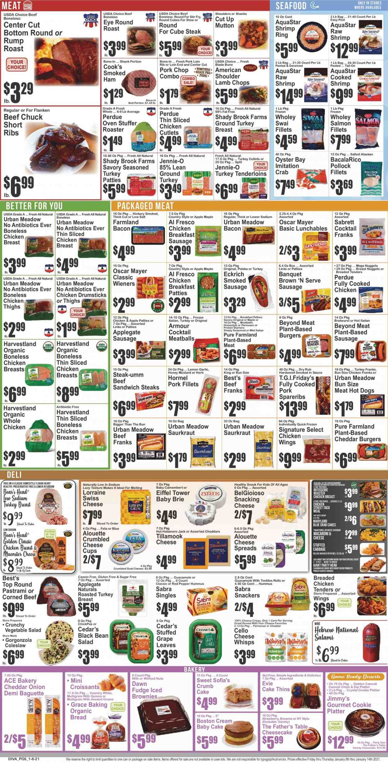 Key Food (NJ, NY) Weekly Ad Flyer January 8 to January 14