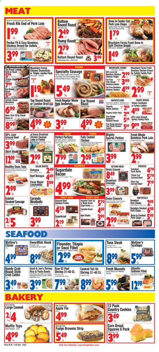 King Kullen Weekly Ad Flyer January 8 to January 14