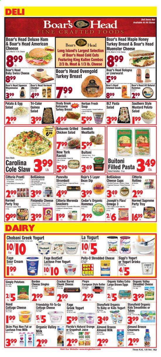 King Kullen Weekly Ad Flyer January 8 to January 14