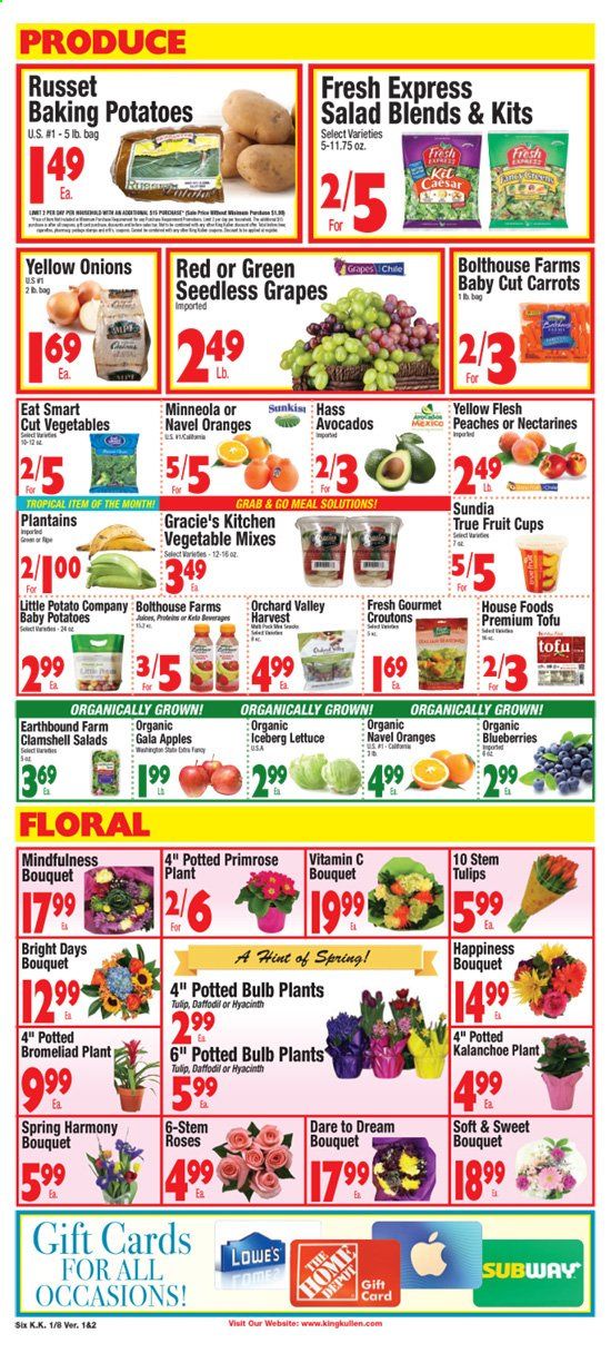 King Kullen Weekly Ad Flyer January 8 to January 14