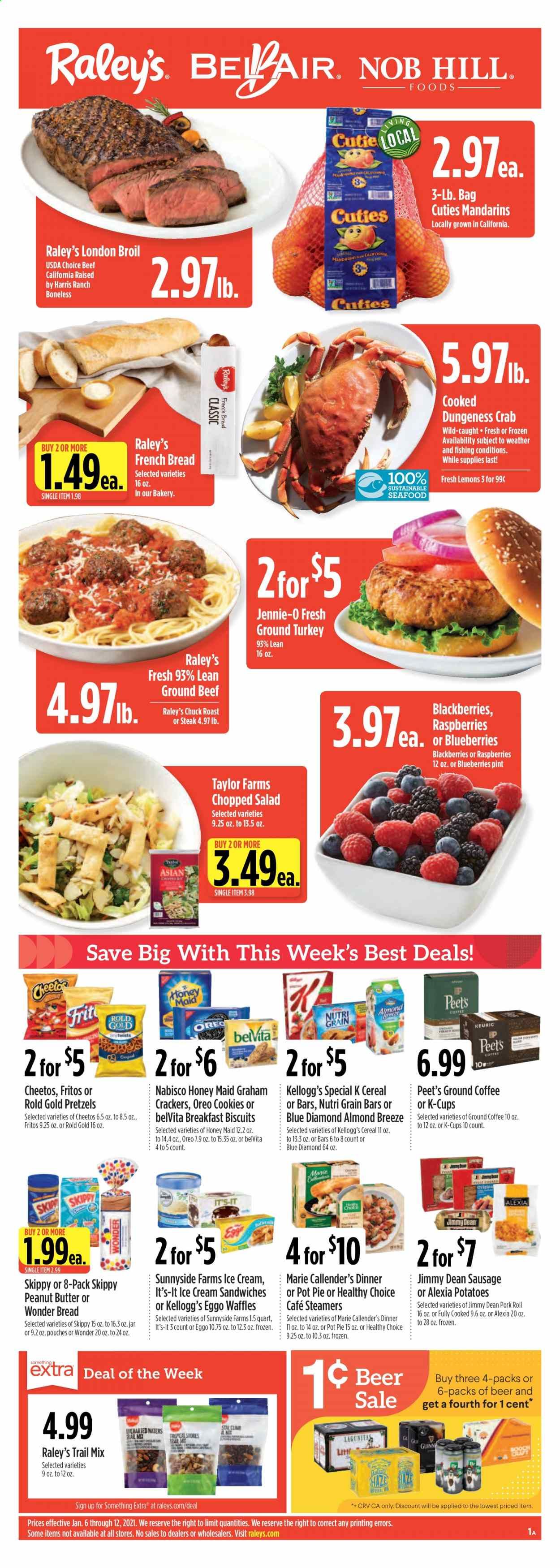 Raley's (CA, NV) Weekly Ad Flyer January 6 to January 12