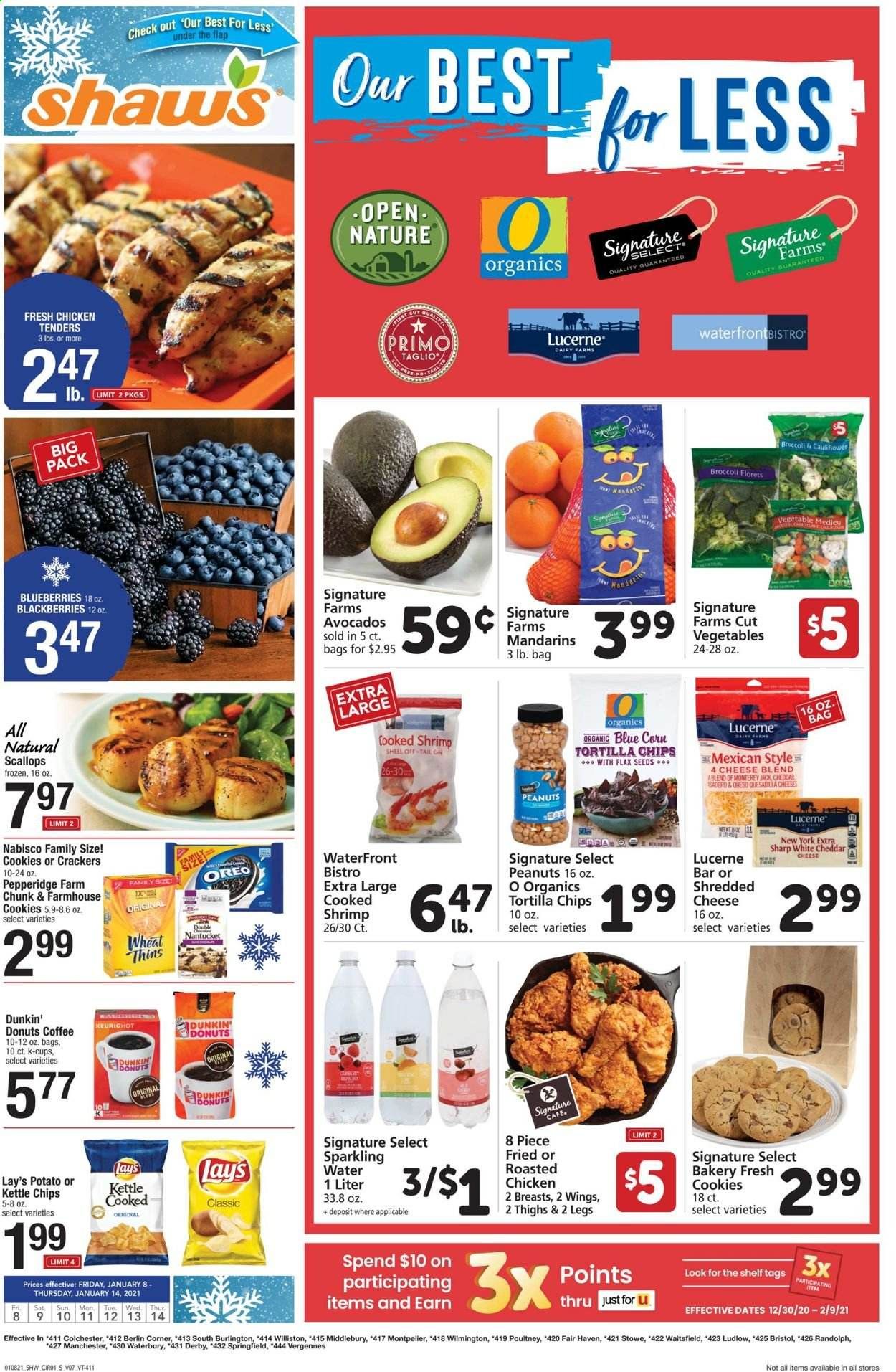 Shaw’s (MA, ME, NH, RI, VT) Weekly Ad Flyer January 8 to January 14
