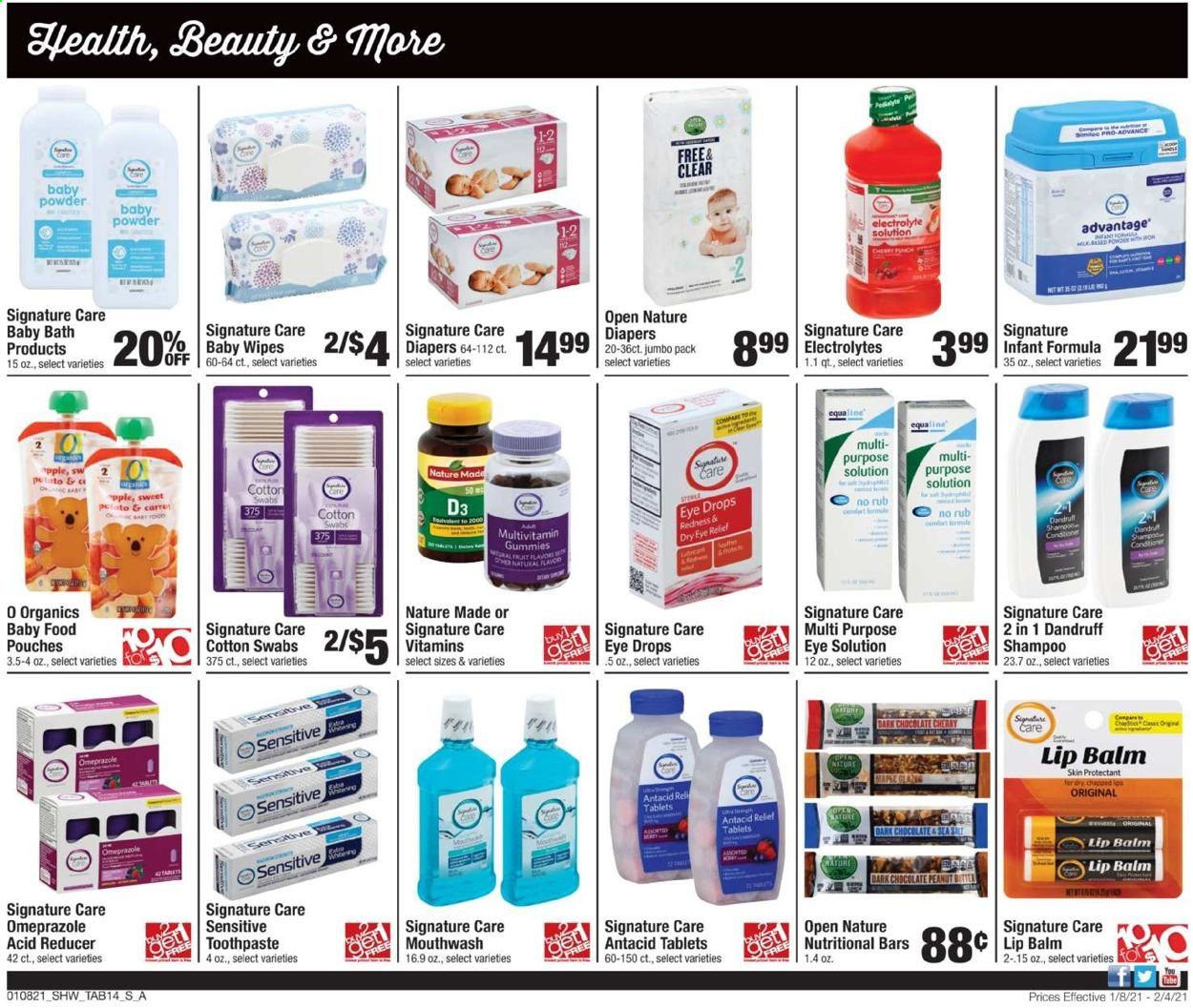 Shaw’s (MA, ME, NH, RI, VT) Weekly Ad Flyer January 8 to February 4