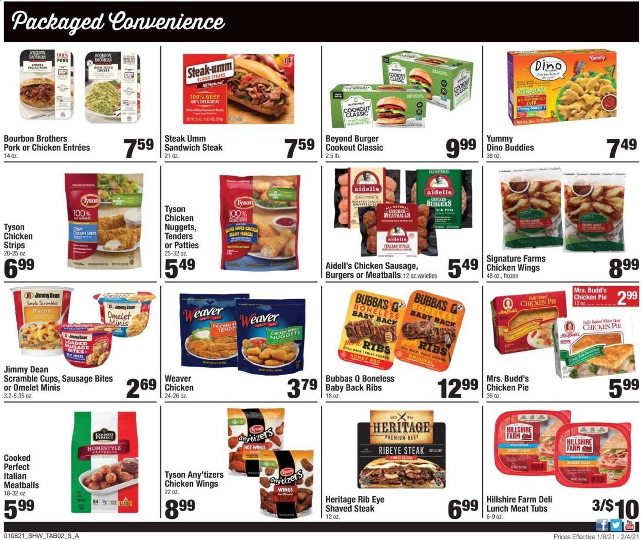 Shaw’s (MA, ME, NH, RI, VT) Weekly Ad Flyer January 8 to February 4