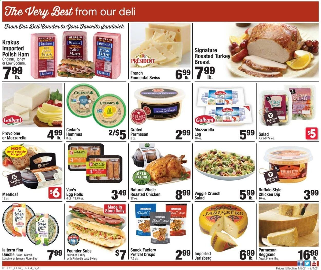 Shaw’s (MA, ME, NH, RI, VT) Weekly Ad Flyer January 8 to February 4