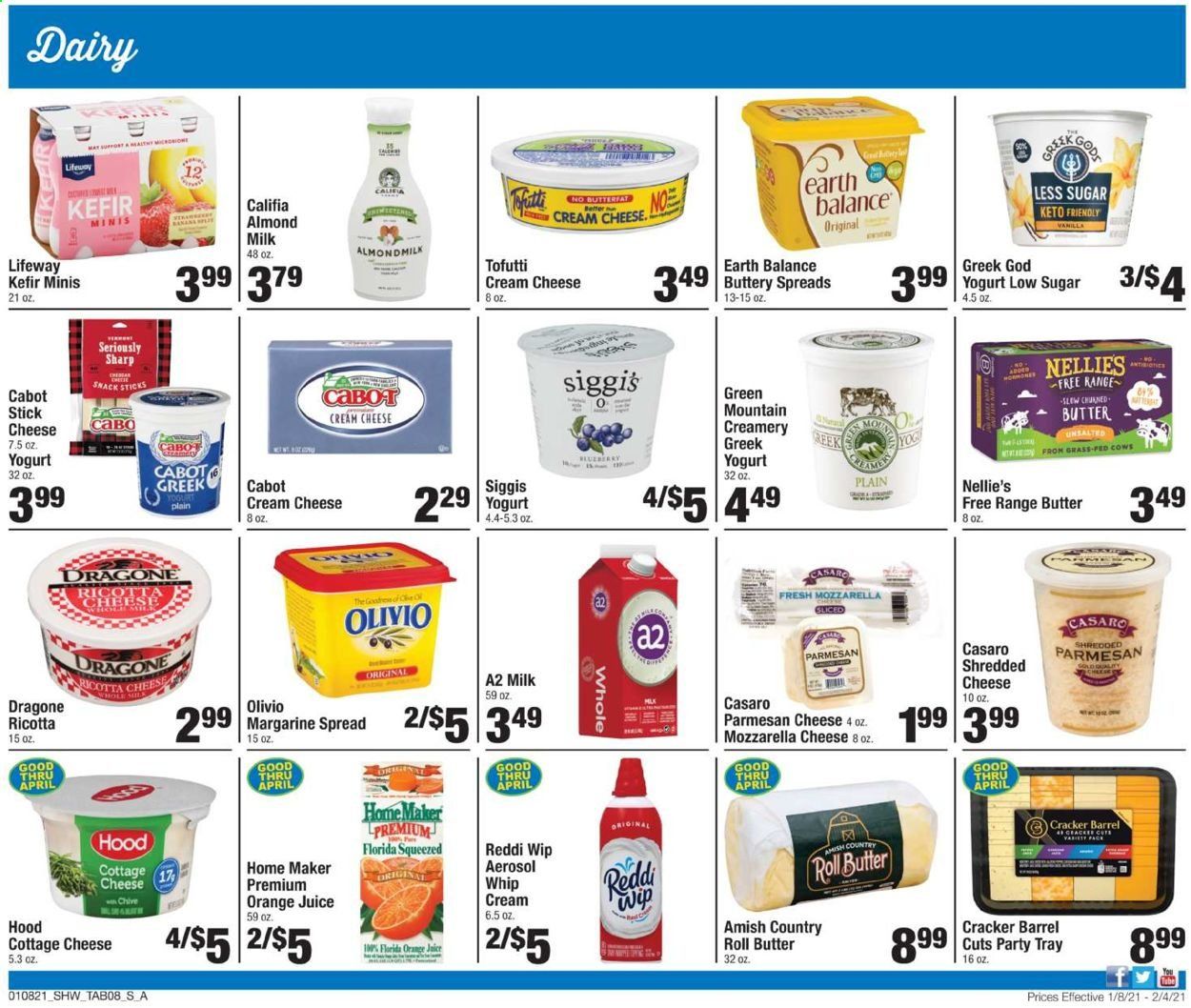 Shaw’s (MA, ME, NH, RI, VT) Weekly Ad Flyer January 8 to February 4