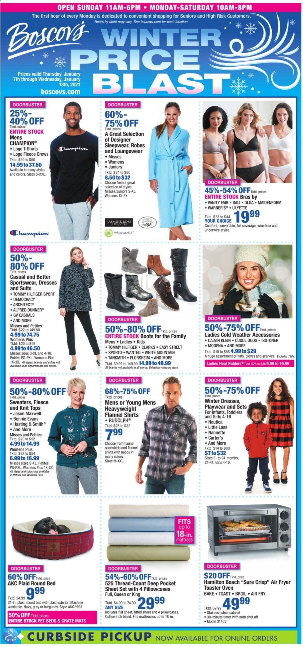 Boscov's Weekly Ad Flyer January 7 to January 13