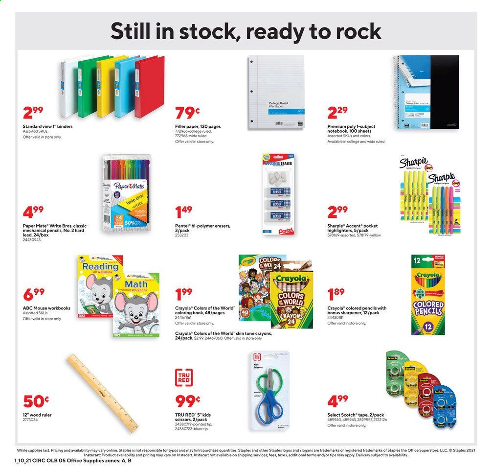 Staples Weekly Ad Flyer January 10 to January 16