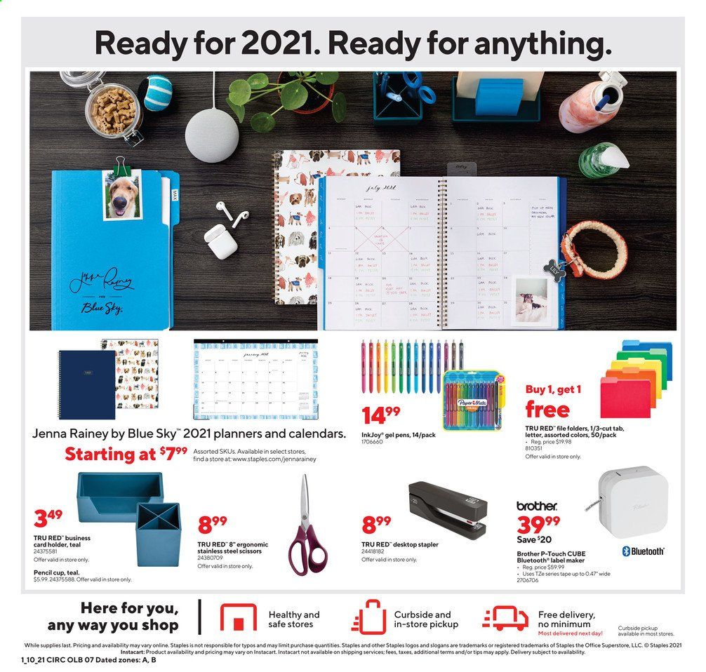 Staples Weekly Ad Flyer January 10 to January 16