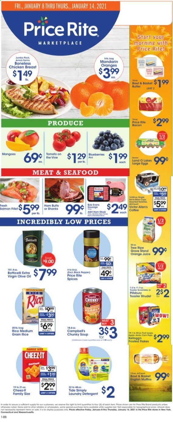 Price Rite (CT, MA, MD, NH, NJ, NY, PA, RI) Weekly Ad Flyer January 8 to January 14