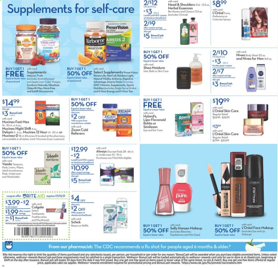 RITE AID Weekly Ad Flyer January 10 to January 16