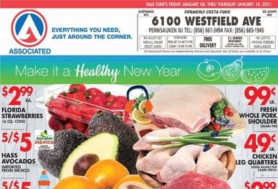 Associated Supermarkets Weekly Ad Flyer January 8 to January 14
