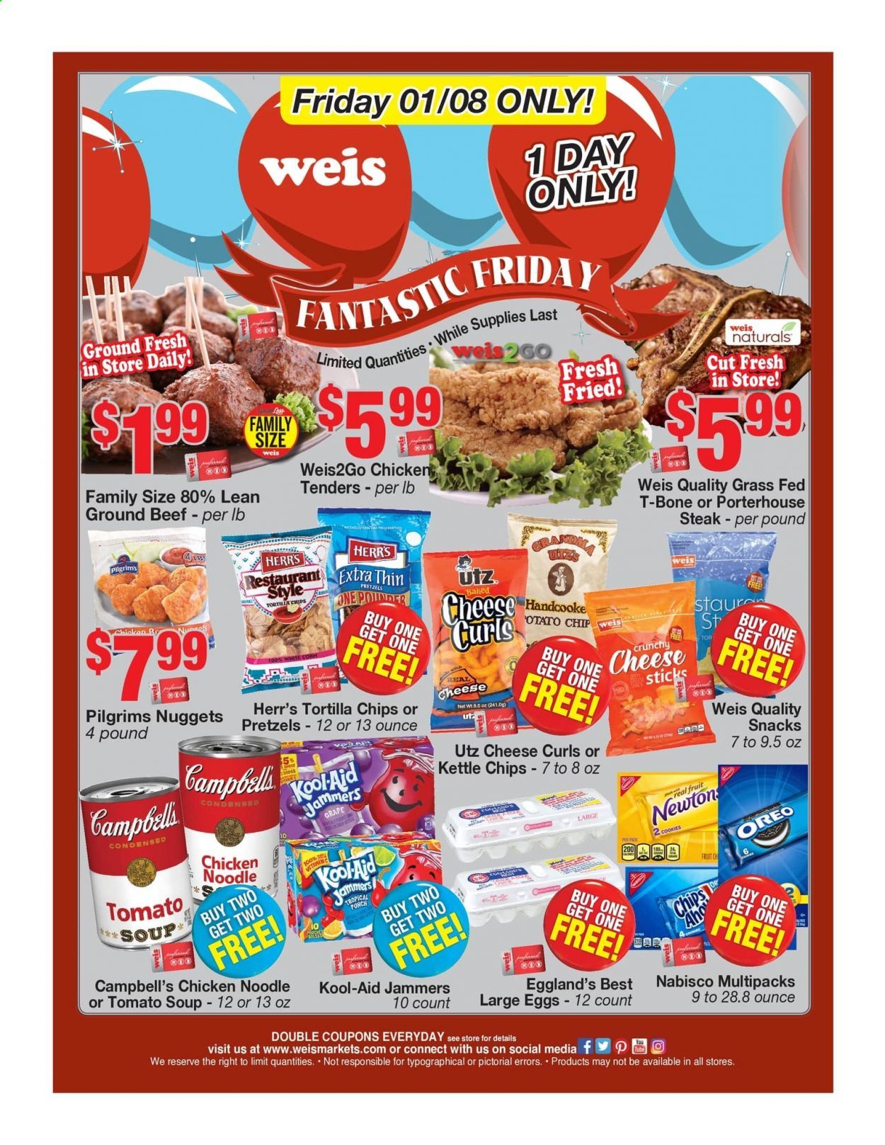 Weis Weekly Ad Flyer January 8 to January 8