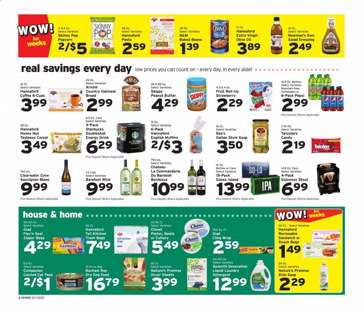 Hannaford (VT) Weekly Ad Flyer January 10 to January 16
