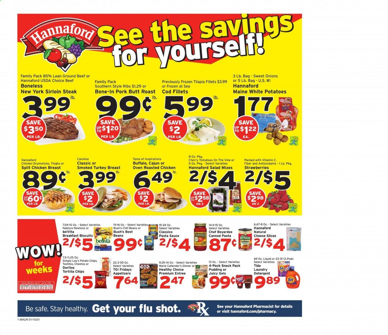 Hannaford (MA) Weekly Ad Flyer January 10 to January 16
