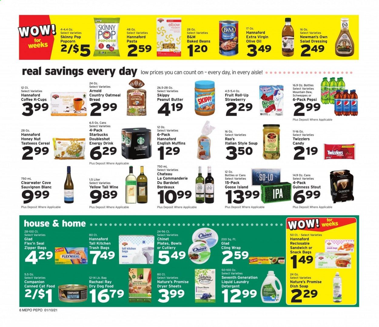 Hannaford (ME) Weekly Ad Flyer January 10 to January 16