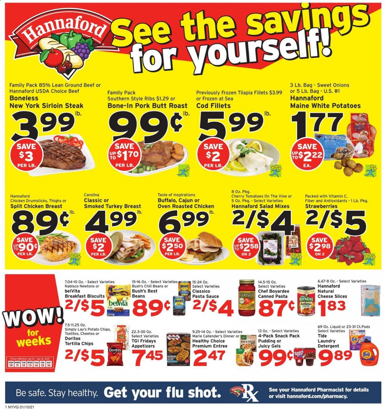 Hannaford (NY) Weekly Ad Flyer January 10 to January 16