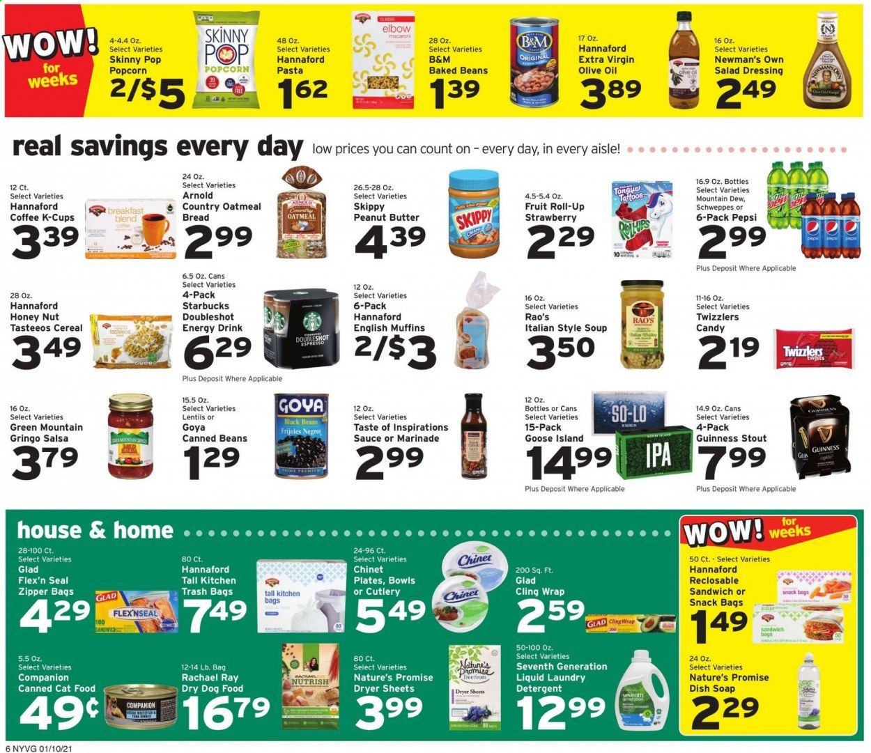 Hannaford (NY) Weekly Ad Flyer January 10 to January 16