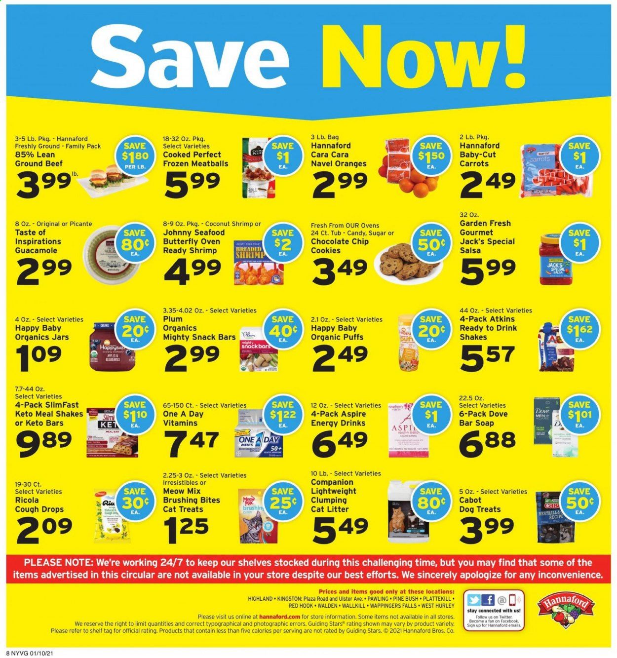 Hannaford (NY) Weekly Ad Flyer January 10 to January 16